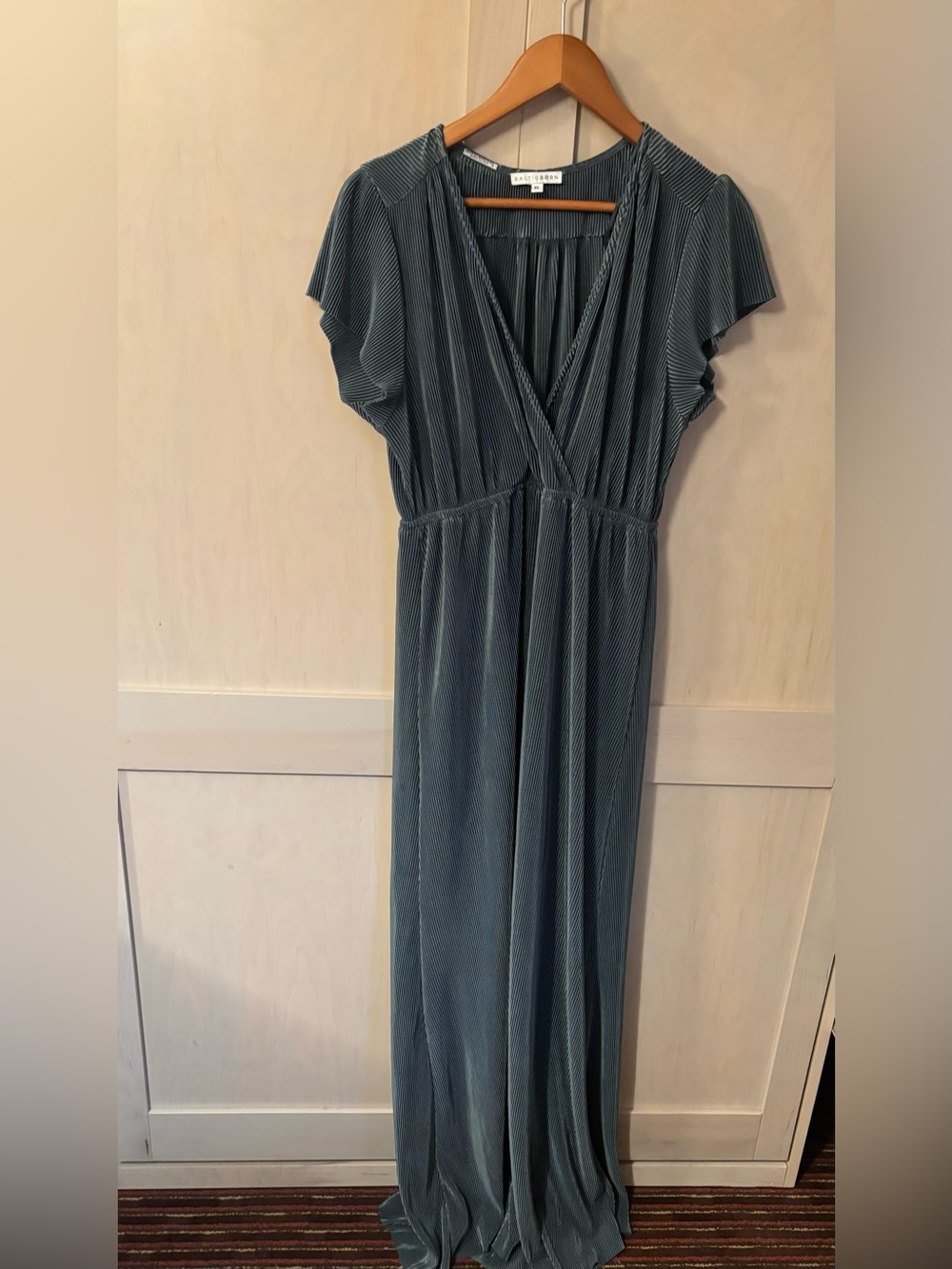Baltic Born Slate Blue Maxi Wrap Dress